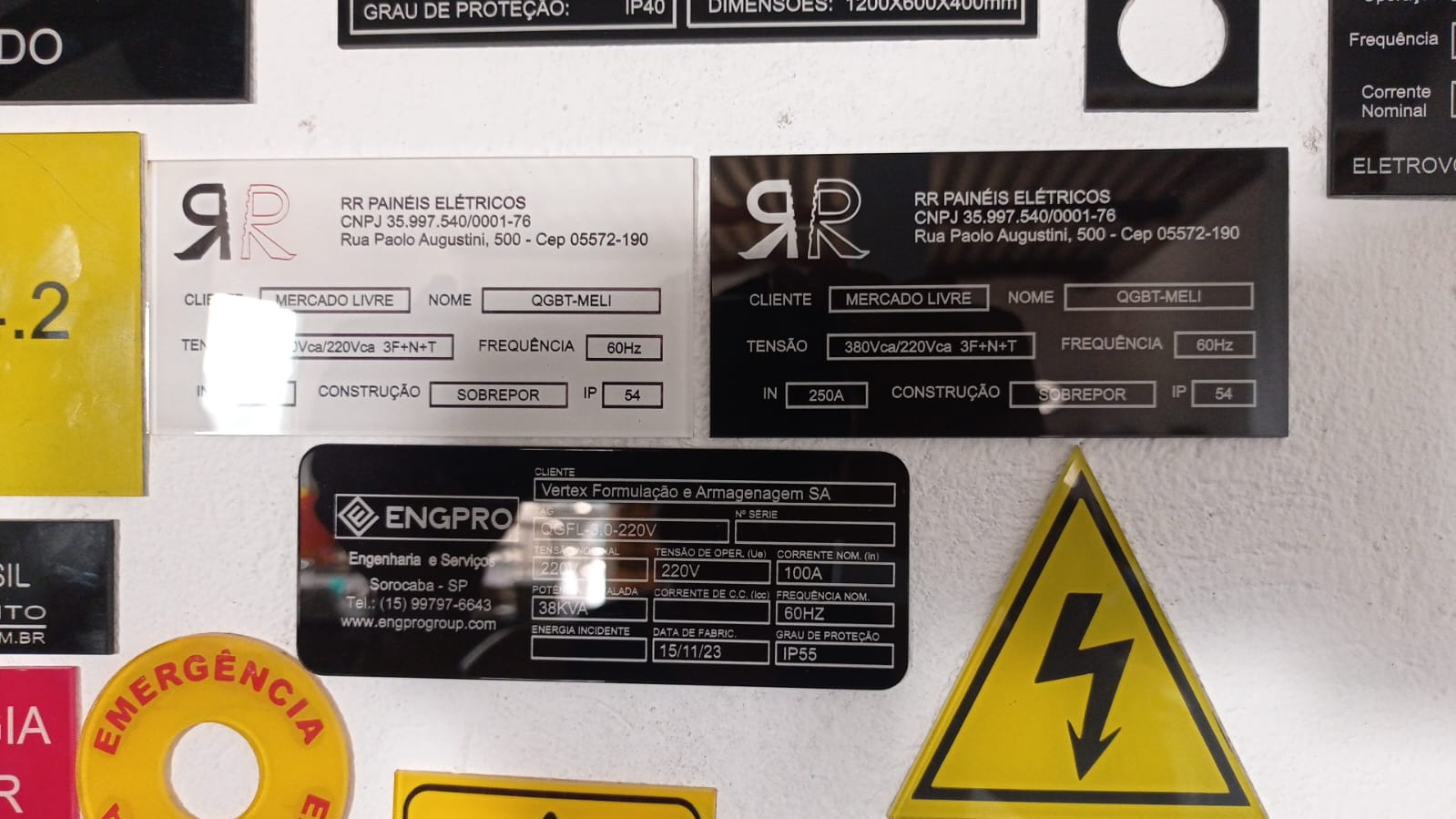 Plaquetas De Acrilico Para Identificacao